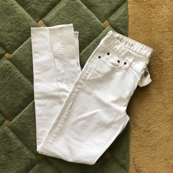 J. Crew White Matchstick Jeans - Picture 3 of 4